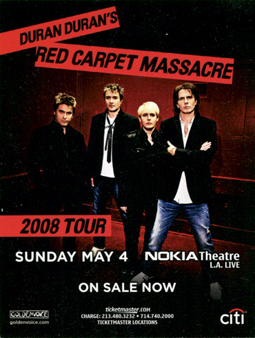 Red Carpet Massacre Tour US flyer