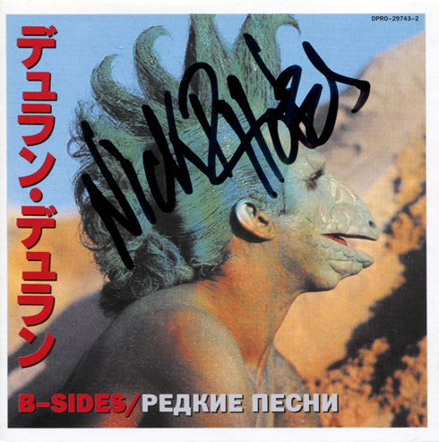 B-sides CD booklet signed by Nick Rhodes