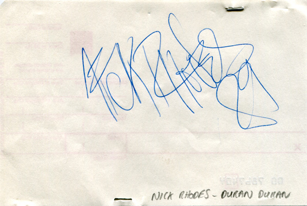 Nick Rhodes 89