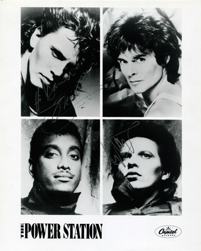 Publicity Photo signed by John Taylor and Andy Taylor