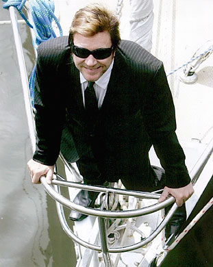 Simon Le Bon on DRUM yacht