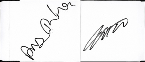 Andy and John autographs